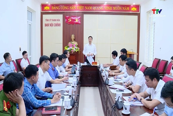 Triển khai công tác nội chính “đúng và trúng” để phòng ngừa sai phạm
