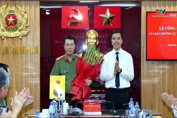 Đại tá Hoàng Quốc Việt giữ chức Bí thư Đảng ủy Công an tỉnh Thanh Hóa nhiệm kỳ 2025 - 2030