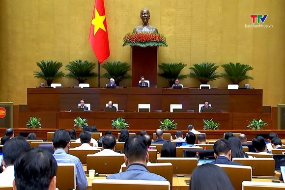 Quốc hội thảo luận về định hướng chính sách  sửa đổi Luật Đất đai năm 2024 và Luật Nhà ở năm 2023