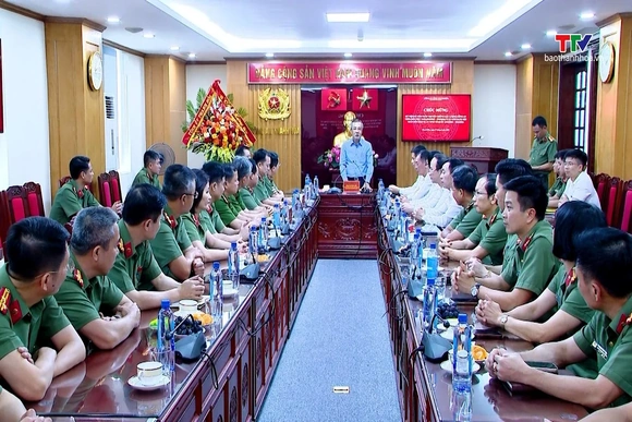 Xây dựng lực lượng Công an Thanh Hóa chính quy, tinh nhuệ, gần dân, sát dân, vì Nhân dân phục vụ
