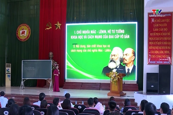 Khai mạc thao giảng giảng viên lý luận chính trị năm 2026