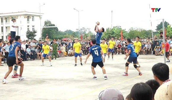 Giải bóng chuyền da nam xã Vĩnh Lộc: Sân chơi cộng đồng, lan tỏa tinh thần thể thao