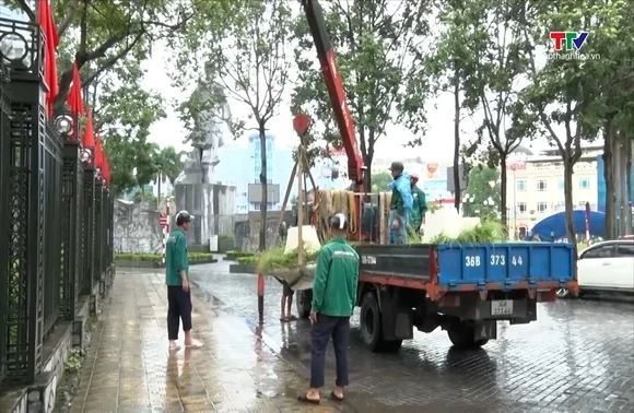 Phường Hạc Thành ra quân chỉnh trang đô thị