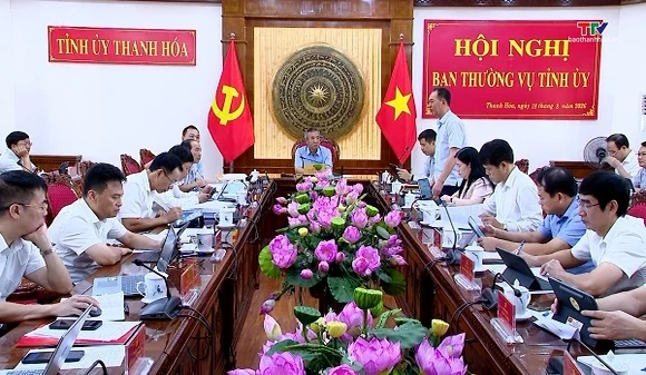 Hội nghị Ban thường vụ Tỉnh ủy ngày 18/8/2026
