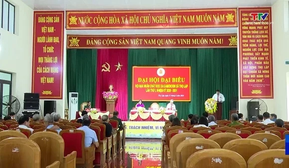 Đại hội Hội Nạn nhân chất độc da cam/dioxin xã Thọ Lập lần thứ Nhất, nhiệm kỳ 2026 - 2031