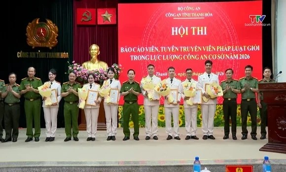 Sôi nổi Hội thi báo cáo viên, tuyên truyền viên pháp luật giỏi