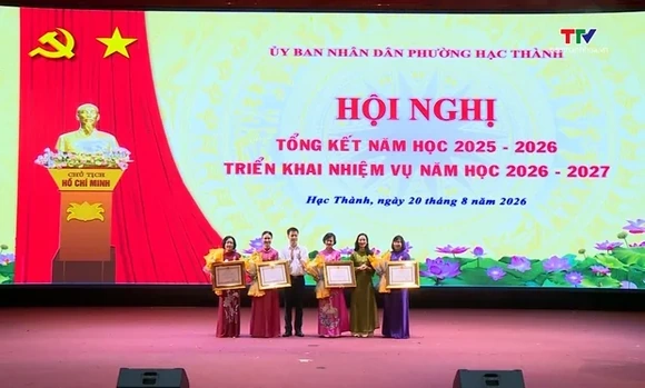 Chất lượng giáo dục toàn diện và mũi nhọn của phường Hạc Thành dẫn đầu toàn tỉnh