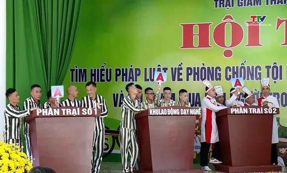 Nâng cao hiểu biết pháp luật cho phạm nhân