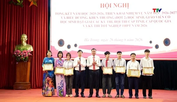 Xã Hà Trung tổng kết năm học 2025 - 2026