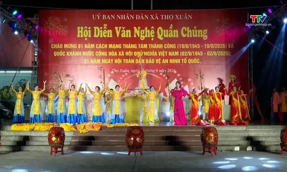 Thọ Xuân: Sôi nổi hội diễn văn nghệ quần chúng năm 2026