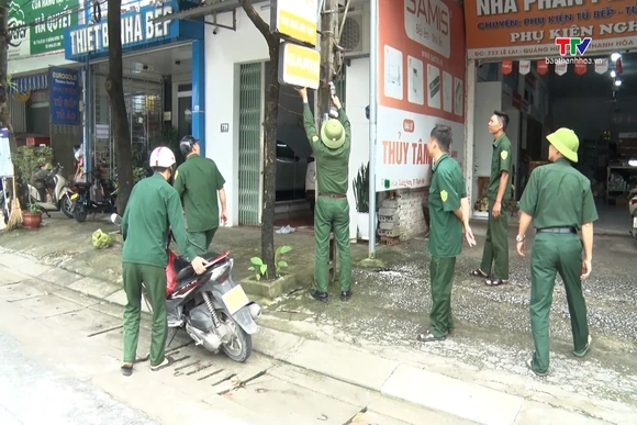 Đồng loạt ra quân thiết lập lại trật tự công cộng, trật tự đô thị