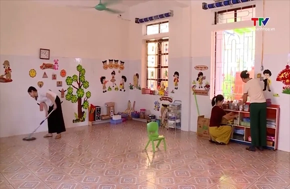 Gấp rút chuẩn bị khai giảng sau sáp nhập trường