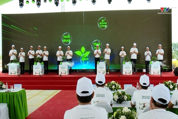 Trồng gần 5.000 cây xanh trước thềm khai trương AEON MALL Thanh Hóa