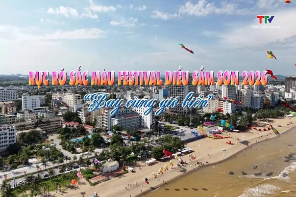 Phóng sự: Rực rỡ sắc màu Festival Diều Sầm Sơn 2026 “Bay cùng gió biển”