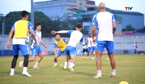CLB Bóng đá Thanh Hóa tự tin trước chuyến làm khách trên sân của Ninh Bình tại vòng 2 VLeague