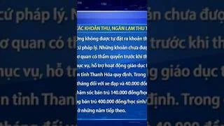 Thanh Hóa siết các khoản thu, ngăn lạm thu từ đầu năm học