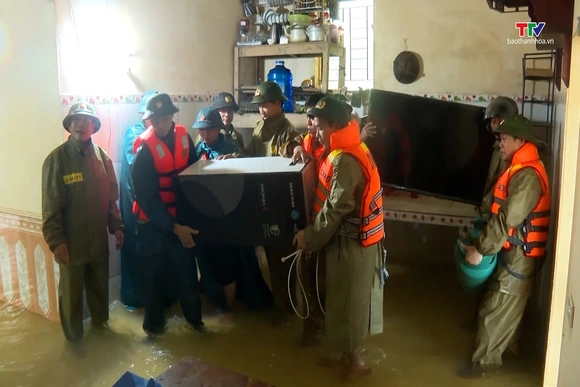 Công an Thanh Hóa chủ động ứng phó với mưa lũ