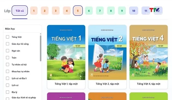 Miễn phí sách giáo khoa điện tử trong thời gian chờ sách bản in