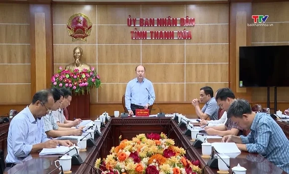 Cho ý kiến vào dự thảo phân cấp quản lý công trình thuỷ lợi trên địa bàn tỉnh Thanh Hoá