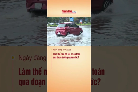 Làm thế nào để lái xe an toàn qua đoạn đường ngập nước?