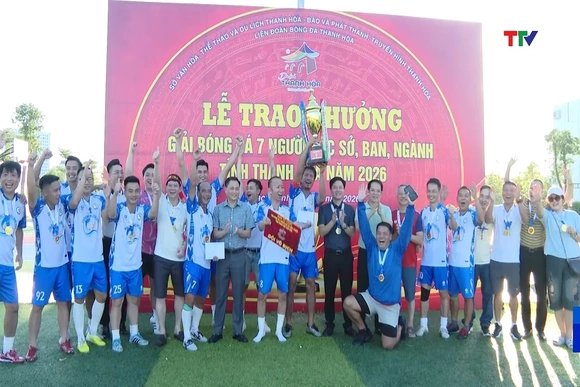 Sở Văn hoá, Thể thao và Du lịch vô địch Giải bóng đá 7 người các sở, ban, ngành năm 2026