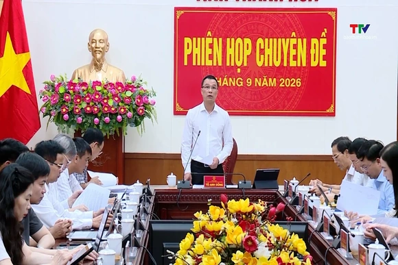 Phiên họp chuyên đề UBND tỉnh tháng 9 năm 2026