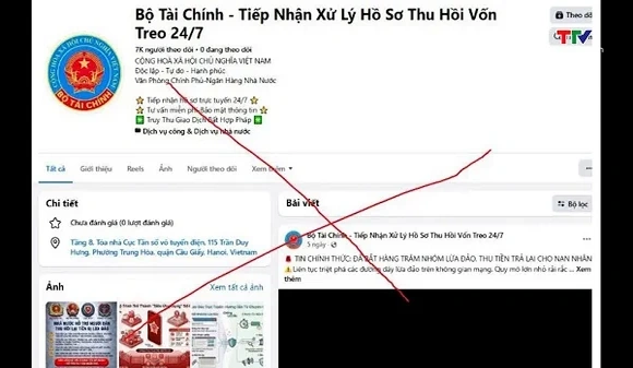 Cảnh giác trang Facebook giả mạo “Bộ Tài chính” để lừa đảo người dân