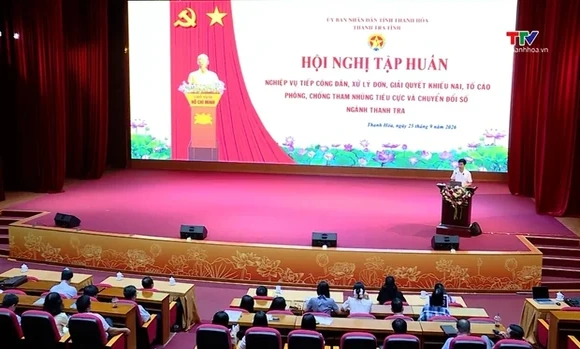 Bồi dưỡng nghiệp vụ tiếp công dân, giải quyết khiếu nại, tố cáo