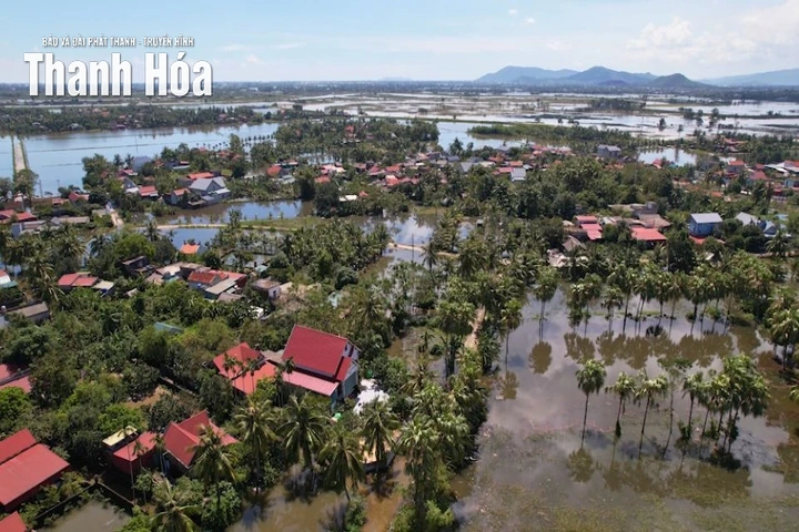 Quảng Ngọc: Nỗ lực đảm bảo an toàn, chăm lo đời sống người dân vùng ngập lụt