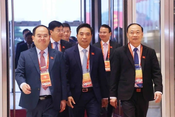 Hình ảnh Đoàn đại biểu Đảng bộ tỉnh Thanh Hóa dự Đại hội XIV của Đảng