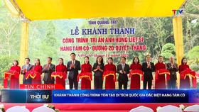 Bản tin Thời sự tối 14/11/2025: Khánh thành công trình tôn tạo Di tích quốc gia đặc biệt Hang Tám Cô