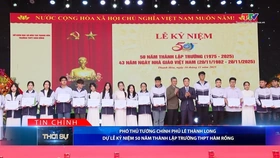 Bản tin Thời sự tối 16/11/2025: Phó Thủ tướng Chính phủ Lê Thành Long dự lễ kỷ niệm 50 năm thành lập Trường THPT Hàm Rồng