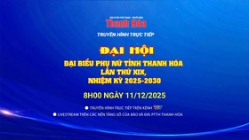 [Trực tiếp] Đại hội đại biểu phụ nữ tỉnh Thanh Hóa lần thứ XIX, nhiệm kỳ 2025-2030