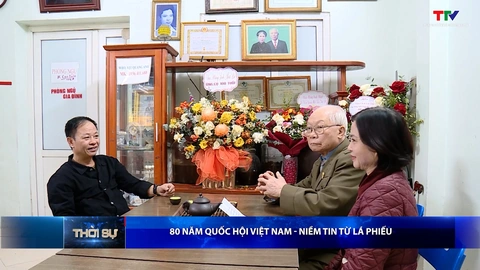 Bản tin Thời sự tối 6/1/2026:&nbsp;80 năm Quốc hội Việt Nam - Niềm tin từ lá phiếu