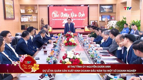 Bản tin Thời sự tối 20/2/2026:&nbsp;Bí thư Tỉnh ủy Nguyễn Doãn Anh dự lễ ra quân sản xuất kinh doanh đầu năm tại một số doanh nghiệp