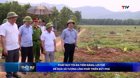 Bản tin Thời sự tối 6/4/2026:&nbsp;Phát huy tối đa tiềm năng, lợi thế để đưa xã Tượng Lĩnh phát triển bứt phá