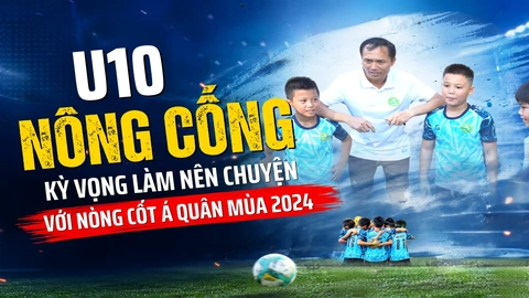 U10 Nông Cống kỳ vọng làm nên chuyện với nòng cốt Á quân mùa 2024