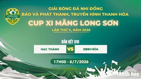 [TRỰC TIẾP ] Bán kết: U10 Hạc Thành vs U10 Định Hòa