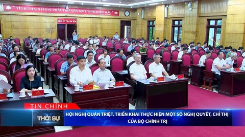 Bản tin Thời sự tối 03/9/2026: Hội nghị quán triệt, triển khai thực hiện một số Nghị quyết, Chỉ thị của Bộ Chính trị